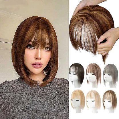 Natural hair headbands with bangs for women