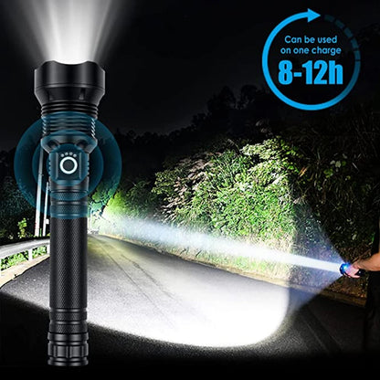 💯Limited Time Half Price-🔦Super Bright, Powerful, High Lumen, Long Size Tactical Flashlight with Rechargeable Batteries🔥