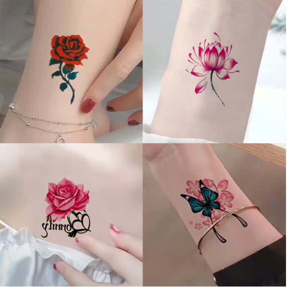 Trendy 3D Tattoo Stickers 30 PCS