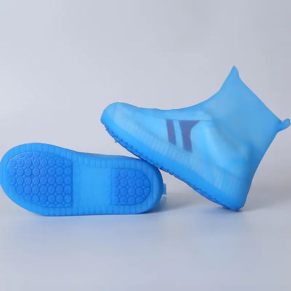 Waterproof Shoe Covers Silicone Anti-Slip RainBoots Unisex Sneakers Protector For OutdoorRainy Day Reusable Rain Shoes Cover
