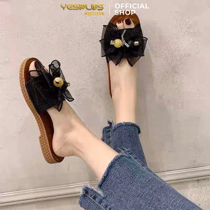 Summer-Ready Jelly Flip Flops 👡 | Fashion Ribbon Design + Soft PCU