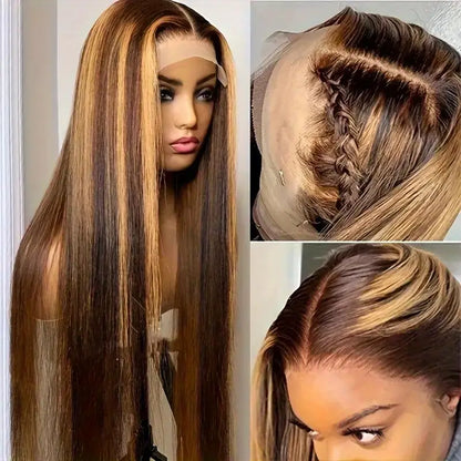 [New Year 50% OFF]Natural Look Gradient Highlight Lace Wig