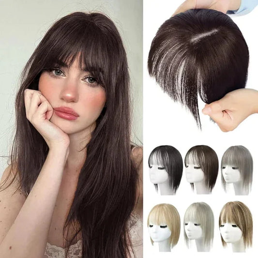 Natural hair headbands with bangs for women