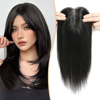 ✨Transform Your Look Instantly!✨【 50% OFF For Three Days⏳】Mini Hair Topper Star Like 💫Trending in India💥Short In Stock