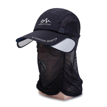 🔥🔥Sun hat with retractable brim for outdoor/fishing/riding/climbing