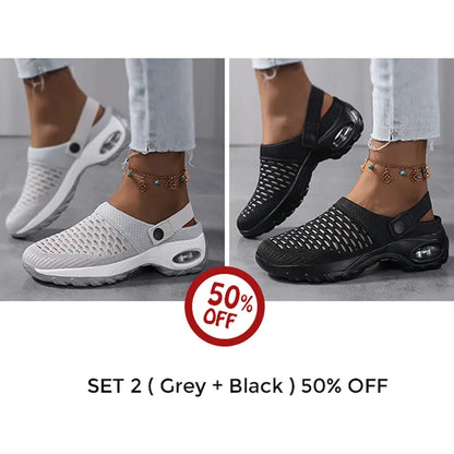 ⭐Last Day Sale 50% OFF⭐Orthopedic Clogs With Air Cushion Support to Reduce Back and Knee Pressure🔥