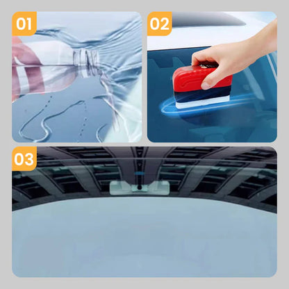 Car Glass Oil Film Cleaning Brush