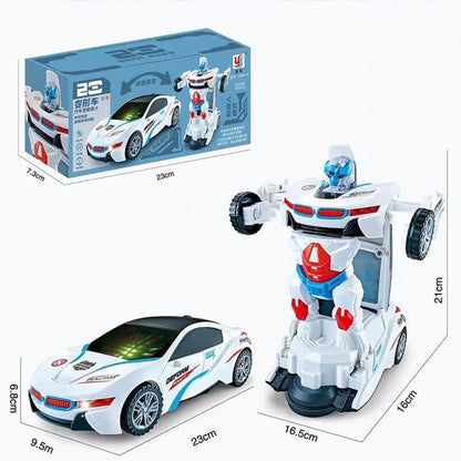 48% OFF 2024 HOT SALEElectric Universal Deformation Police Toy Car