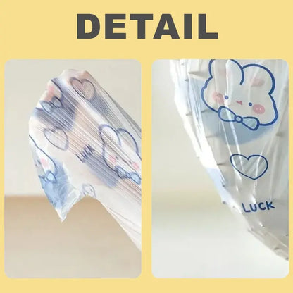 100 Pcs Kantong Plastik Sampah Tali SerutUkuran 45x50cm Kantong Serba Guna