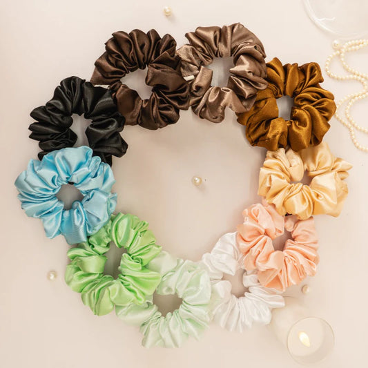 Set Of 10 Scrunchies