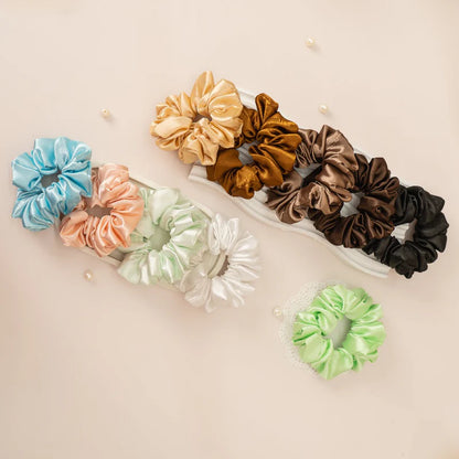 Set Of 10 Scrunchies