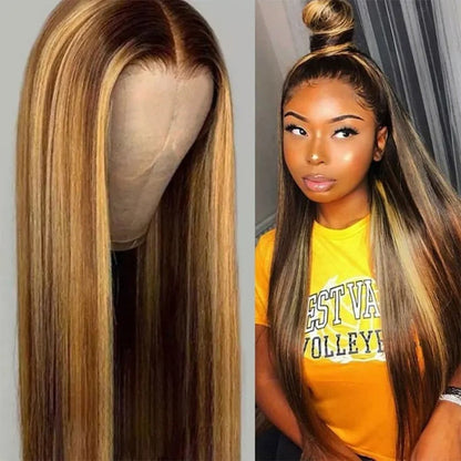 [New Year 50% OFF]Natural Look Gradient Highlight Lace Wig