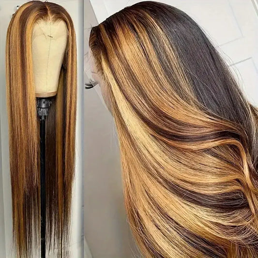 [New Year 50% OFF]Natural Look Gradient Highlight Lace Wig
