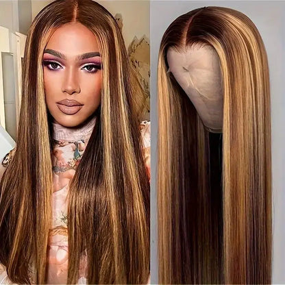 [New Year 50% OFF]Natural Look Gradient Highlight Lace Wig