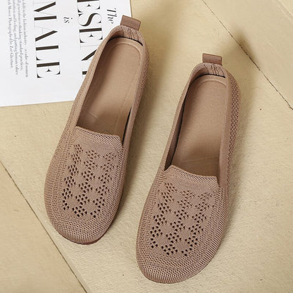🔥Last Day 60% OFF - Women's Slip-On Wave Lace Detail Round Toe Shoes